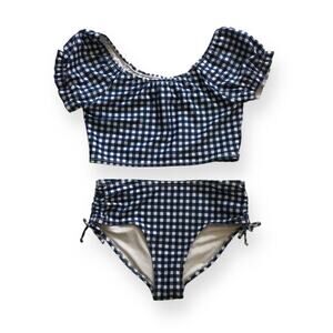 NWT Old Navy blue gingham swimsuit
